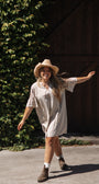 Women-summer-floral-dress-with-boots