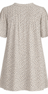 womens cotton floral summer dress back